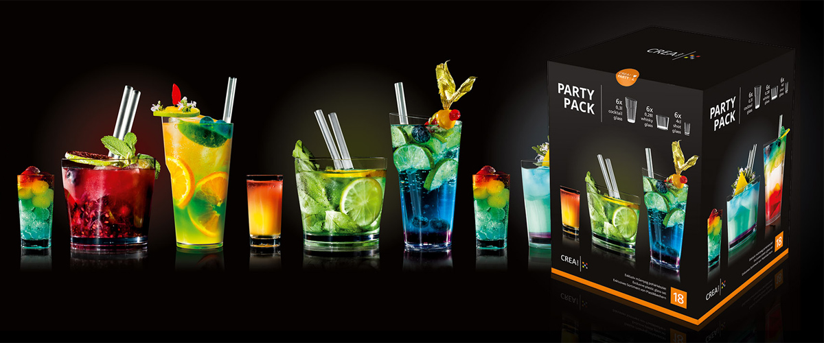 CREA Form Party Pack pohárkészlet